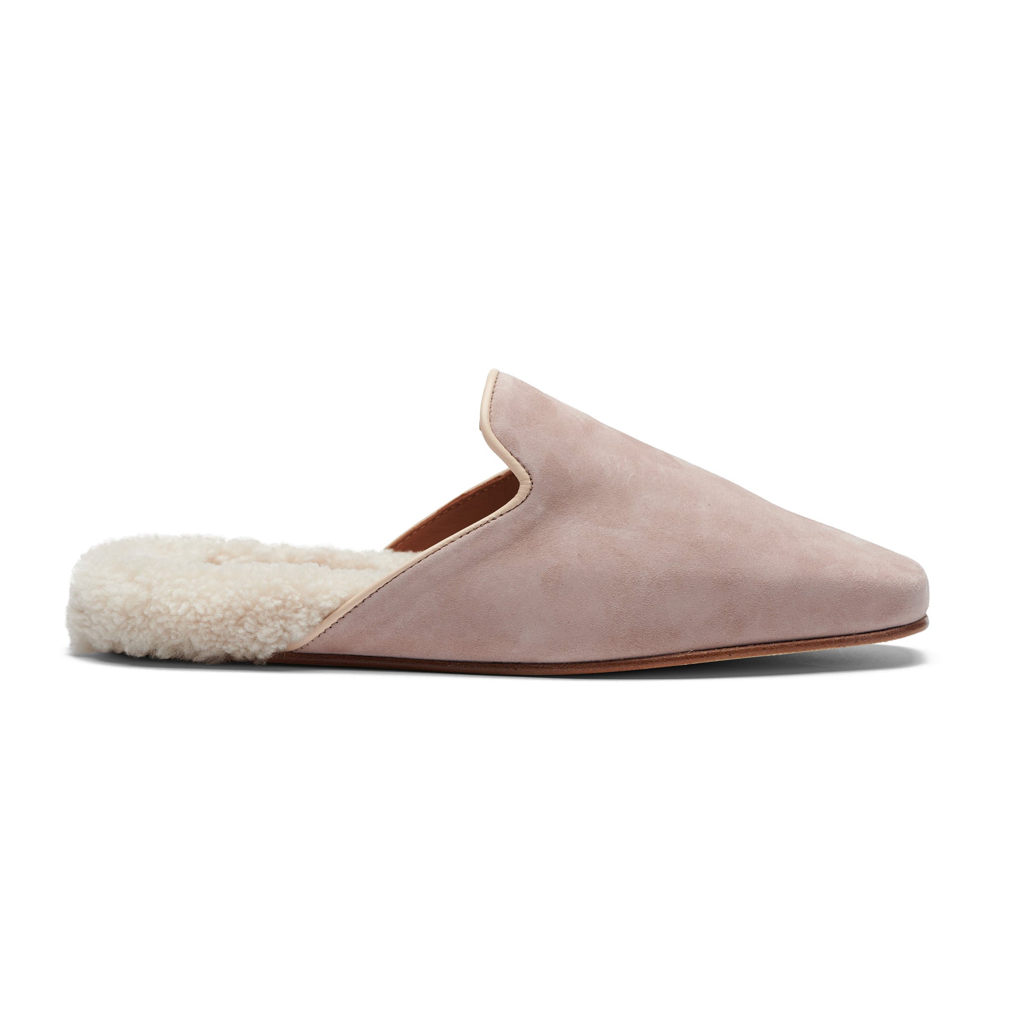 Women's Pink Suede Slipper
